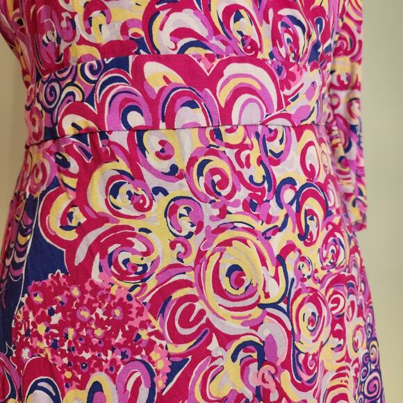 LILLY PULITZER Karlie Wrap Romper, Size Medium - Picture 7 of 14